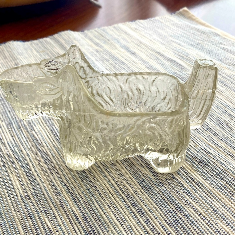 Scottie Dog Glass Creamer